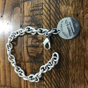 Tiffany style link bracelet